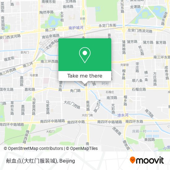 献血点(大红门服装城) map