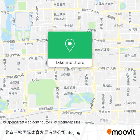 北京三松国际体育发展有限公司 map