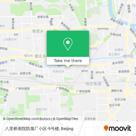 八里桥南院防腐厂小区-9号楼 map