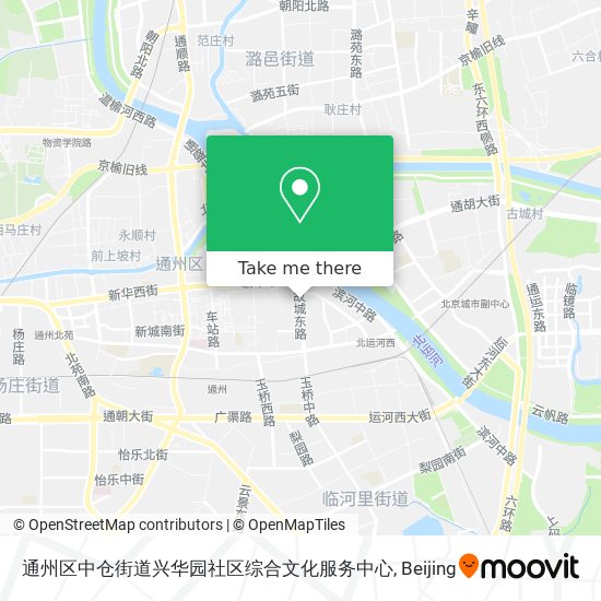 通州区中仓街道兴华园社区综合文化服务中心 map