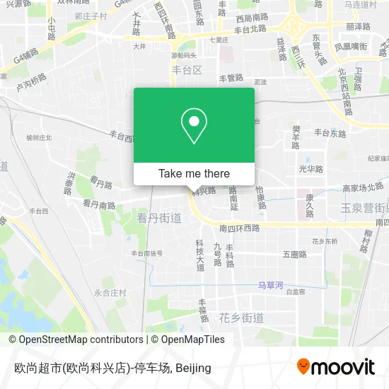欧尚超市(欧尚科兴店)-停车场 map