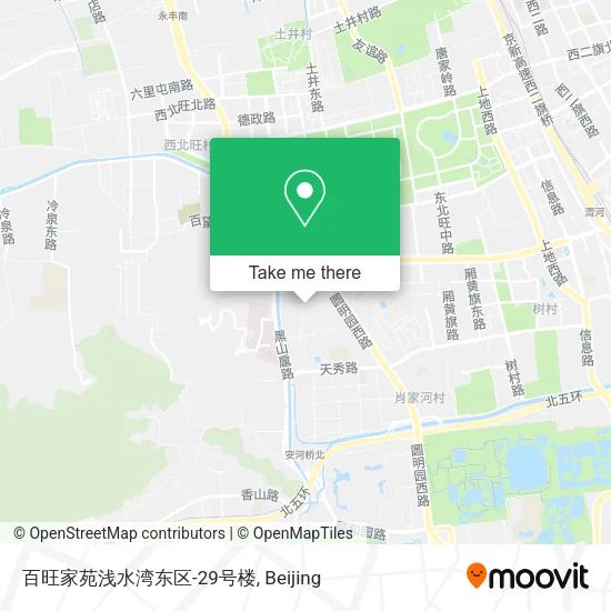 百旺家苑浅水湾东区-29号楼 map