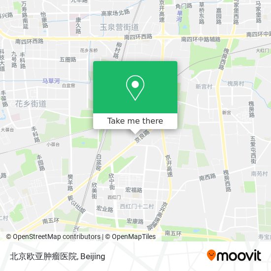 北京欧亚肿瘤医院 map
