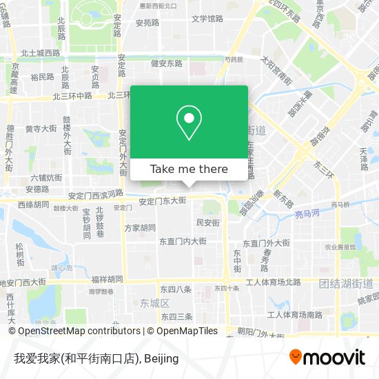 我爱我家(和平街南口店) map