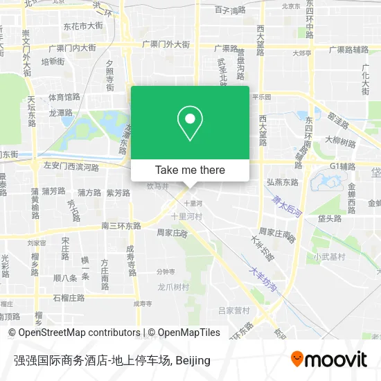 强强国际商务酒店-地上停车场 map