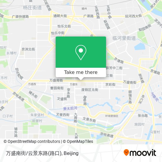 万盛南街/云景东路(路口) map