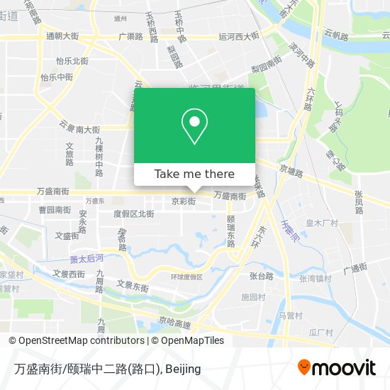 万盛南街/颐瑞中二路(路口) map