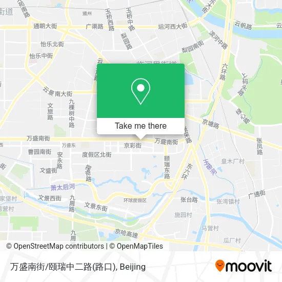 万盛南街/颐瑞中二路(路口) map