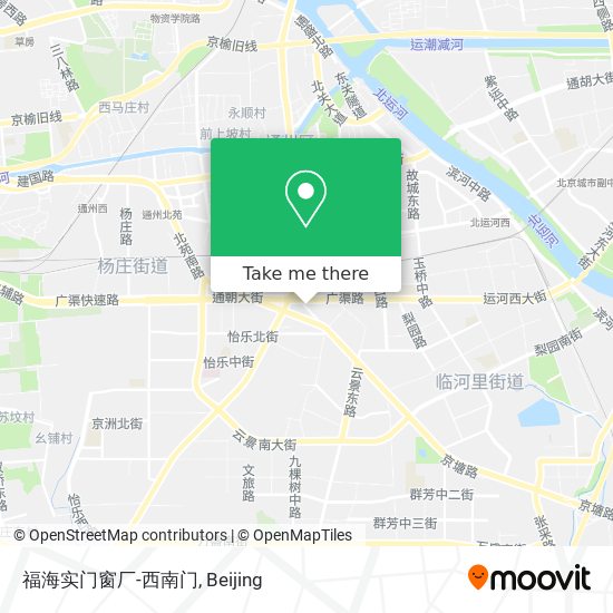 福海实门窗厂-西南门 map