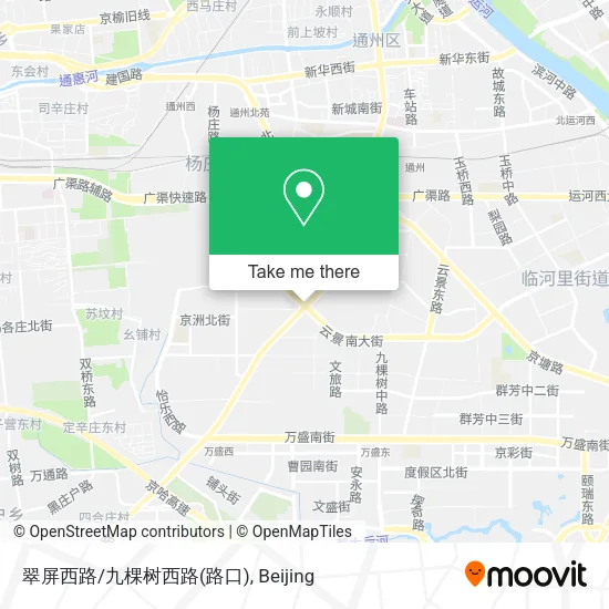 翠屏西路/九棵树西路(路口) map