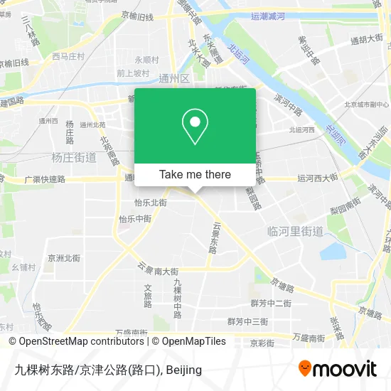 九棵树东路/京津公路(路口) map
