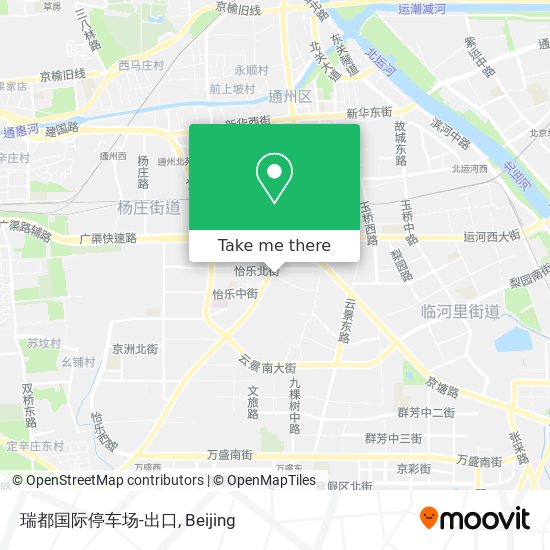 瑞都国际停车场-出口 map
