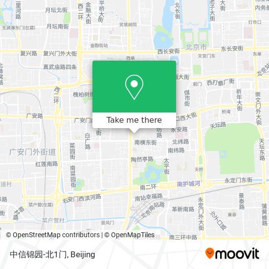 中信锦园-北1门 map