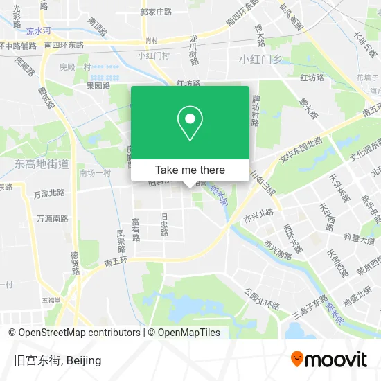 旧宫东街 map