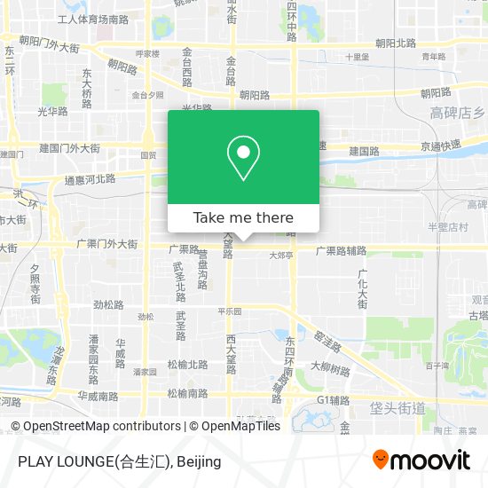 PLAY LOUNGE(合生汇) map