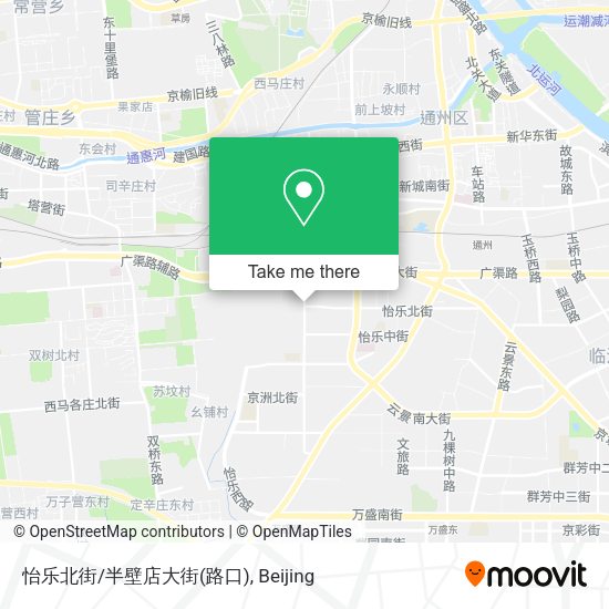 怡乐北街/半壁店大街(路口) map