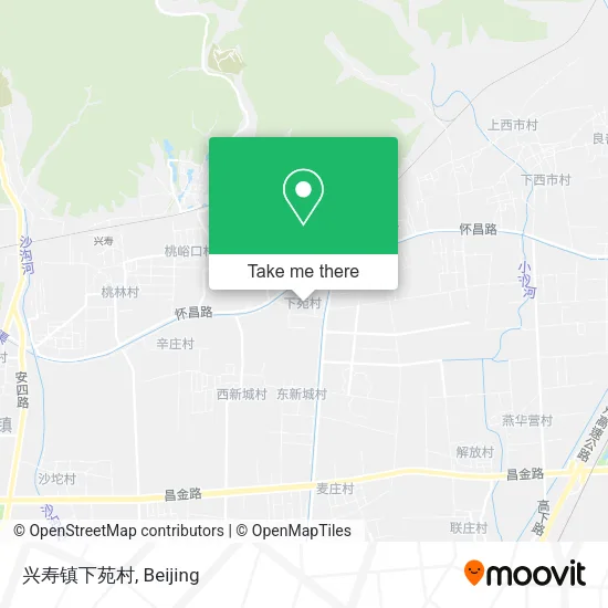 兴寿镇下苑村 map