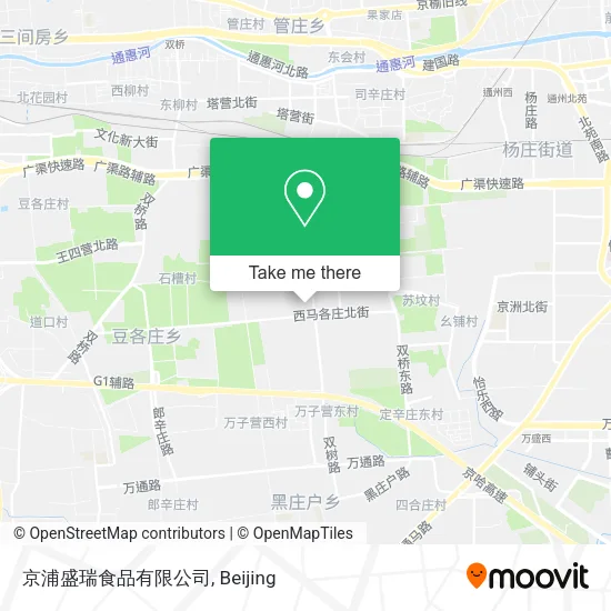 京浦盛瑞食品有限公司 map