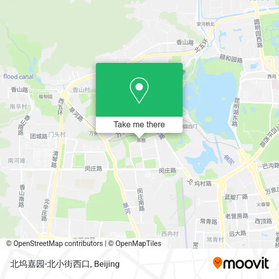 北坞嘉园-北小街西口 map