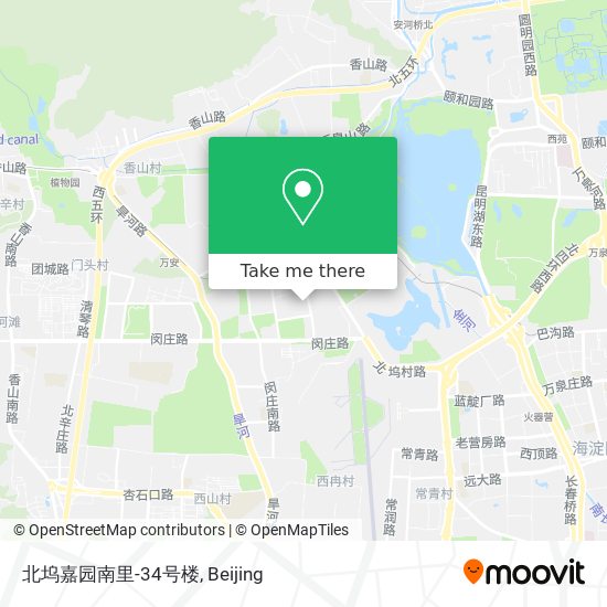 北坞嘉园南里-34号楼 map
