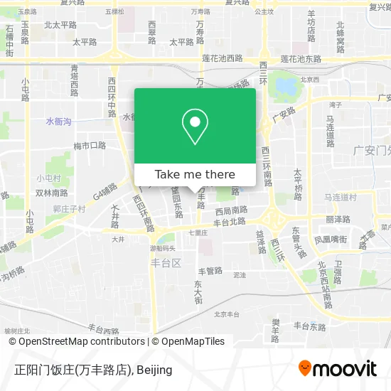 正阳门饭庄(万丰路店) map