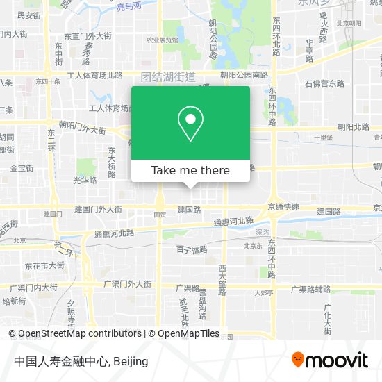 中国人寿金融中心 map