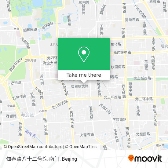 知春路八十二号院-南门 map