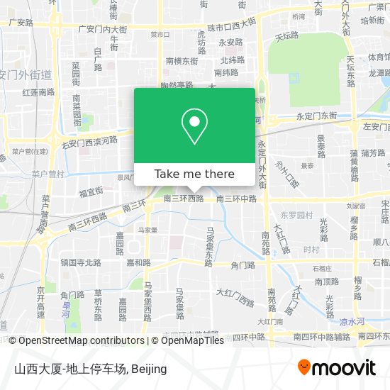 山西大厦-地上停车场 map