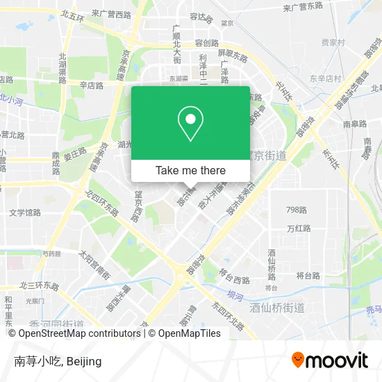 南荨小吃 map