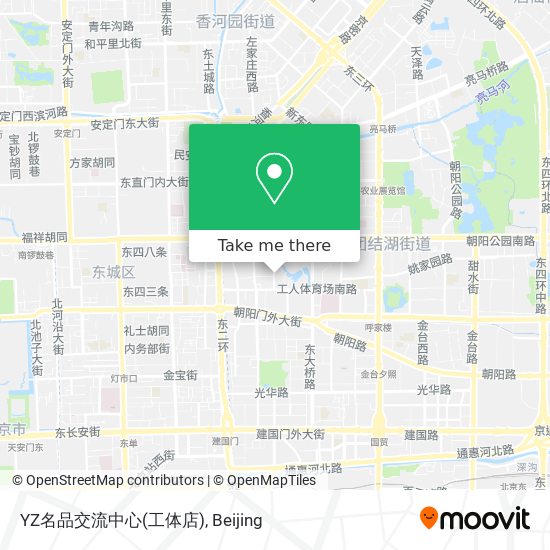 YZ名品交流中心(工体店) map