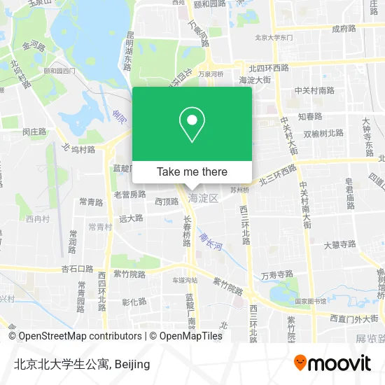 北京北大学生公寓 map