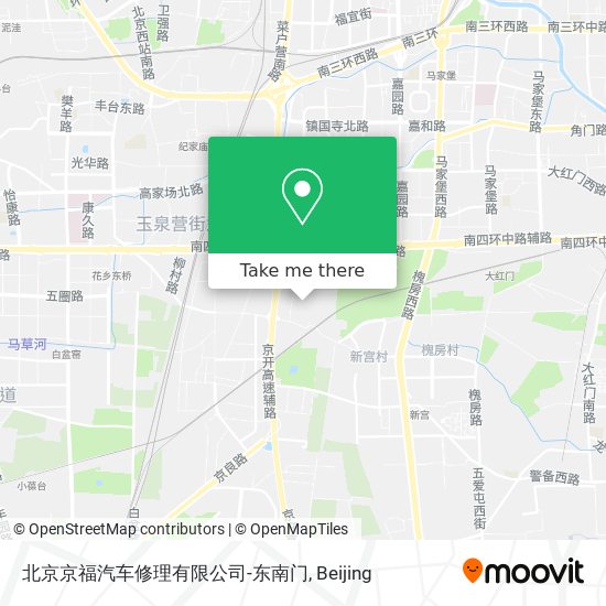 北京京福汽车修理有限公司-东南门 map