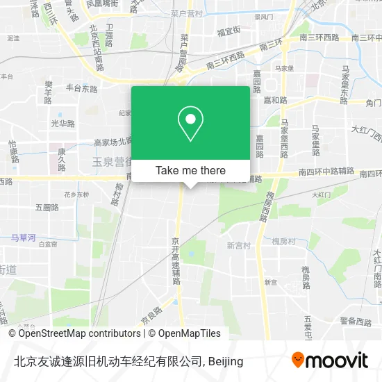 北京友诚逢源旧机动车经纪有限公司 map