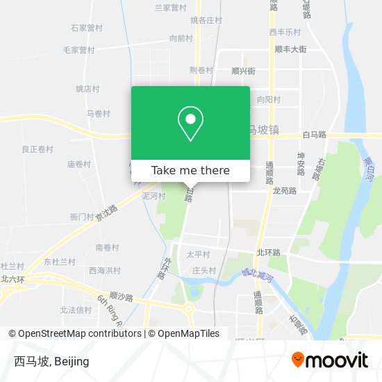 西马坡 map