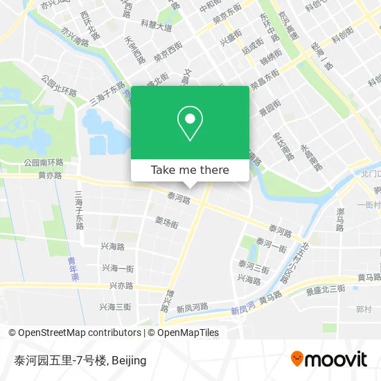 泰河园五里-7号楼 map