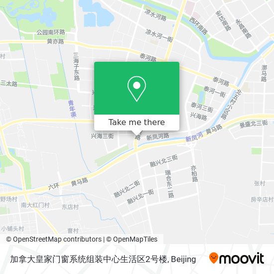 加拿大皇家门窗系统组装中心生活区2号楼 map