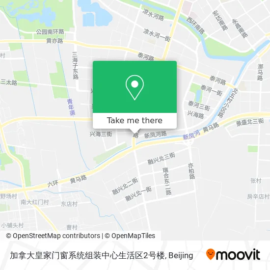 加拿大皇家门窗系统组装中心生活区2号楼 map