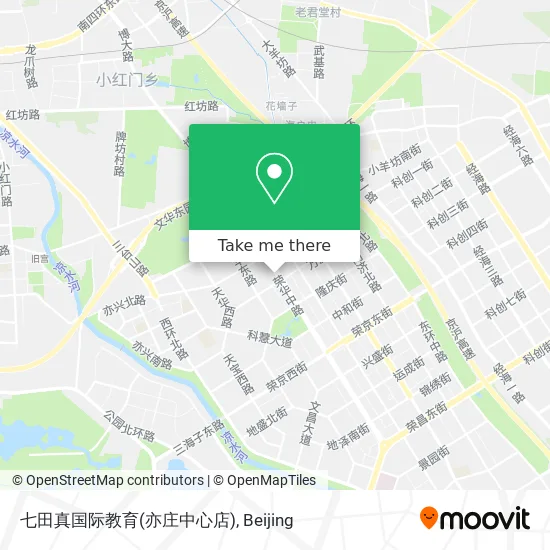 七田真国际教育(亦庄中心店) map