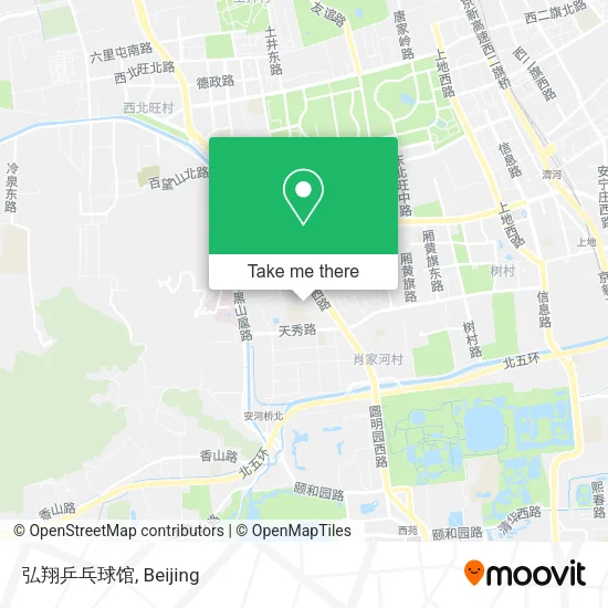 弘翔乒乓球馆 map