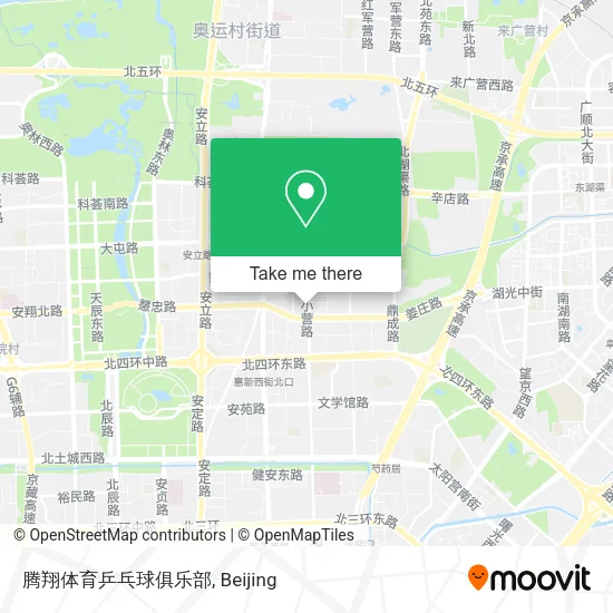 腾翔体育乒乓球俱乐部 map