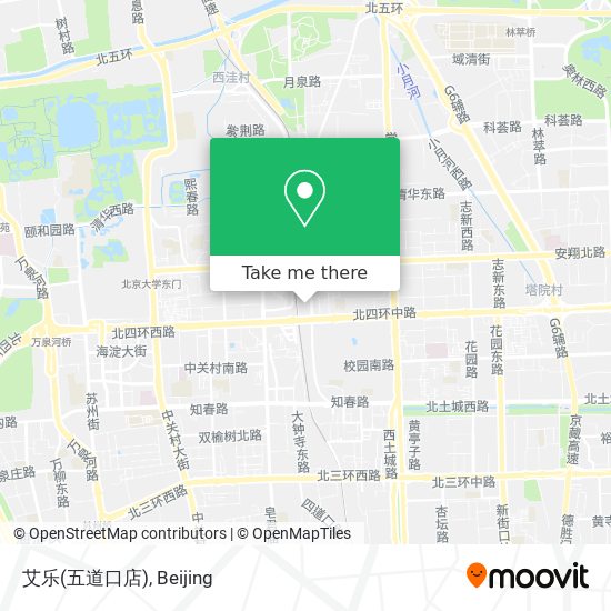 艾乐(五道口店) map