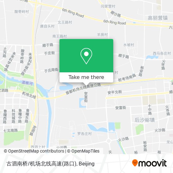 古泗南桥/机场北线高速(路口) map