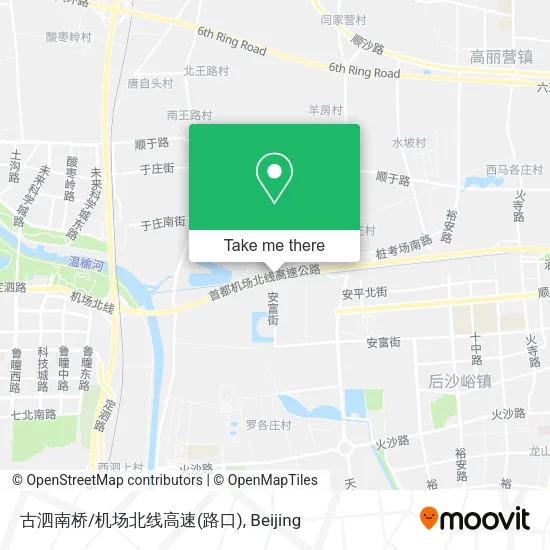 古泗南桥/机场北线高速(路口) map