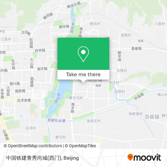 中国铁建青秀尚城(西门) map