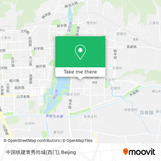 中国铁建青秀尚城(西门) map