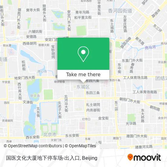 国医文化大厦地下停车场-出入口 map