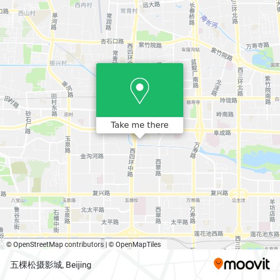 五棵松摄影城 map