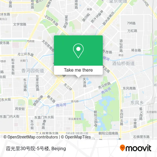霞光里30号院-5号楼 map