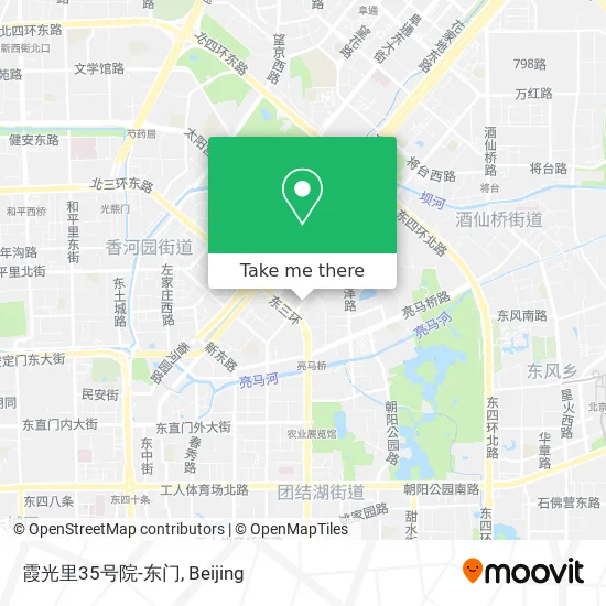 霞光里35号院-东门 map