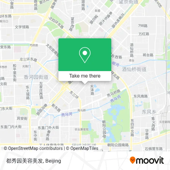 都秀园美容美发 map